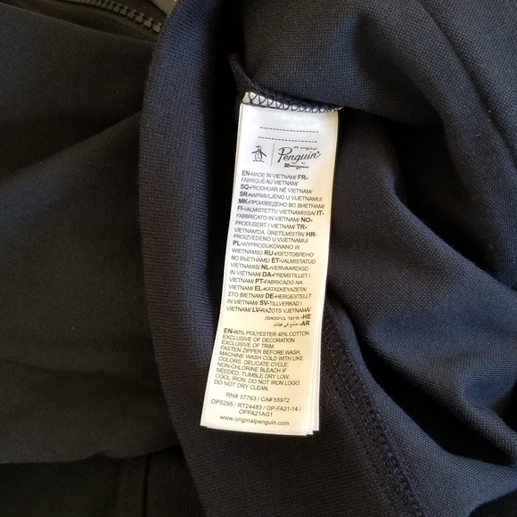 Penguin Full Zip Front Jacket - Picture 10 of 12